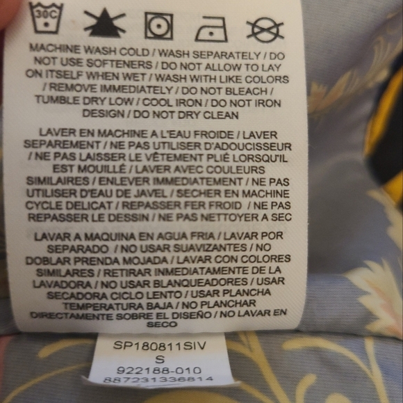 Nike Sports wear NSW Floral Windrunner Printed Women's SZ Small Jacket Black - Picture 4 of 9